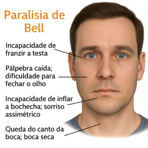 Sintomas Mais Comuns da Paralisia Facial de Bell