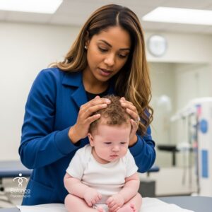 Assimetria facial no bebê