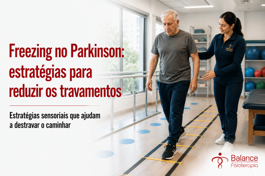 Freezing no Parkinson: estratégias para reduzir os travamentos