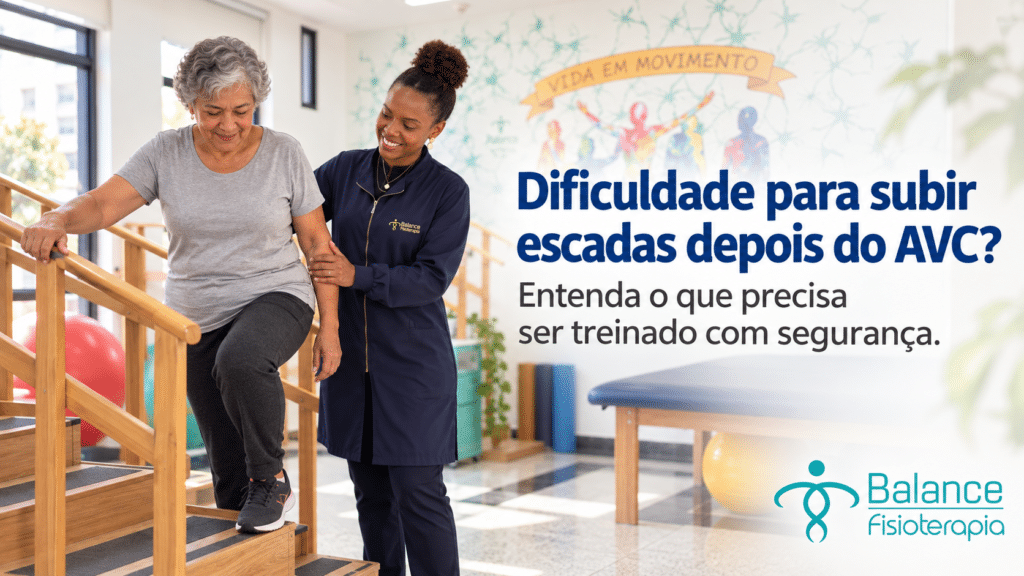 Dificuldade para subir escadas depois do AVC: o que precisa ser treinado?